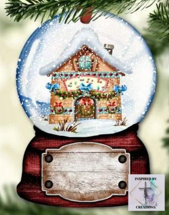 Snowglobe Ornament/Wall Hanger