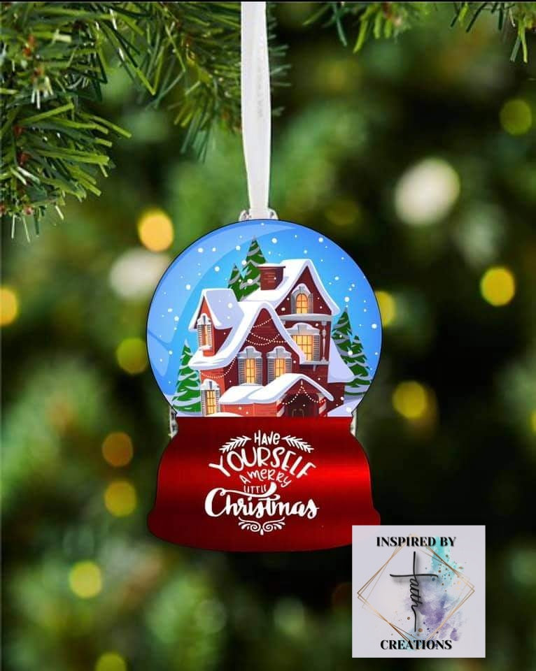 Snowglobe Ornament/Wall Hanger