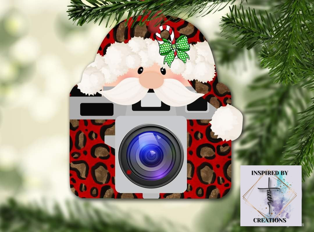 Santa Cam Ornament